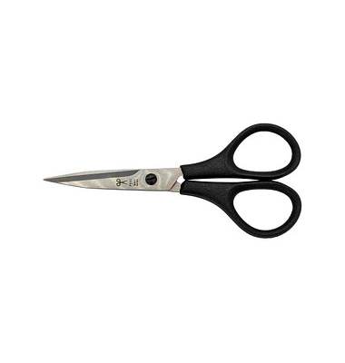 PAUL Stickschere 904 silberschwarz 10,0 cm