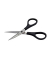 PAUL Stickschere 904 silberschwarz 10,0 cm