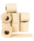 Toilettenpapier POTPTP01 POTPTP01, 3-lagig, naturweiß, 200 Blatt/Rolle,
