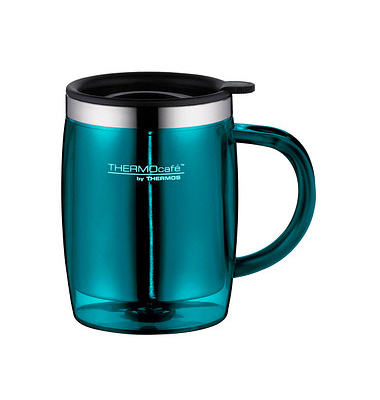 THERMOcafé by THERMOS Isolierbecher Desktop Mug türkis 0,35 l