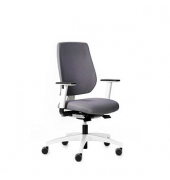 Dauphin Bürostuhl speed-o comfort, SP 7639_SLP1 Stoff grau, Gestell weiß
