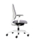 Dauphin Bürostuhl speed-o comfort, SP 7639_SLP1 Stoff grau, Gestell weiß