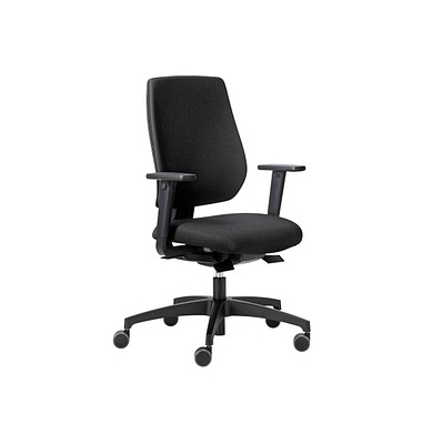 Dauphin Bürostuhl speed-o comfort, SP 7639_SLP3 Stoff schwarz