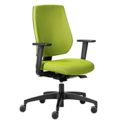 Dauphin Bürostuhl speed-o comfort, SP 7639_SLP4 Stoff grün, Gestell schwarz