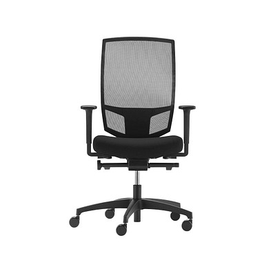 Dauphin Bürostuhl @Just evo mesh, AJ 5776_SLP Stoff schwarz Dauphin Bürostuhl @Just evo mesh, AJ 5776_SLP Stoff schwarz