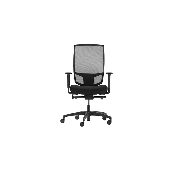 4260749140993 - Bürostuhl AdJust evo mesh schwarz schwarz mit Armlehnen bis 120kg 4260749140993 Dauphin 4260749140993 - Bürostuhl AdJust evo mesh schwarz schwarz mit Armlehnen bis 120kg 4260749140993 Dauphin