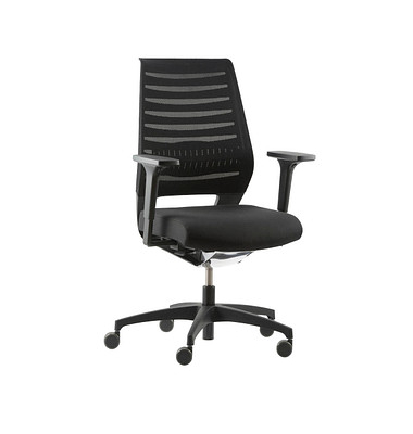 Dauphin Bürostuhl X-Code pure, XC 5380_SLP Stoff schwarz