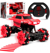 SHARPER IMAGE Monstertruck Side Drifter Ferngesteuertes Auto rot