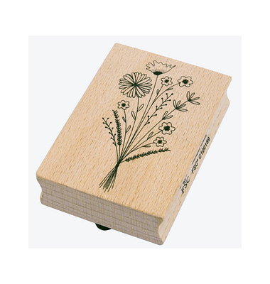 artoz Motivstempel Blumenstrauss 4,0 x 6,0 cm