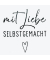 artoz Motivstempel Mit Liebe gemacht 4,0 x 6,0 cm