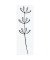 artoz Motivstempel Blume 2,0 x 6,0 cm