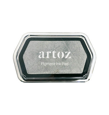 artoz Stempelkissen Brilliance silber 9,0 x 6,0 cm