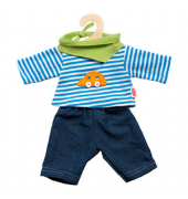 Heless Jeans mit Streifenshirt Puppenzubehör