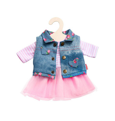 Heless Tüllkleid mit Jeansweste Puppenzubehör Heless Tüllkleid mit Jeansweste Puppenzubehör