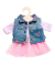 Heless Tüllkleid mit Jeansweste Puppenzubehör