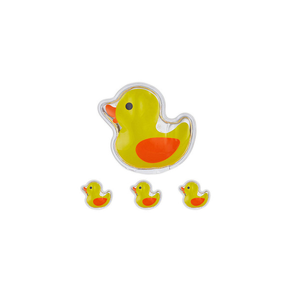4052025973896 - Relaxdays - Kühlpads Kinder 4er Set Kalt Warm Kompresse Ente h x b 95 x 105 cm Kühlkissen Gel Mini Kühlpack gelb 4052025973896 - Relaxdays - Kühlpads Kinder 4er Set Kalt Warm Kompresse Ente h x b 95 x 105 cm Kühlkissen Gel Mini Kühlpack gelb