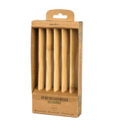 5 pandoo Mehrweg-Messer Holz