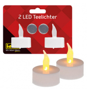 LED-Teelicht 408982 weiß 