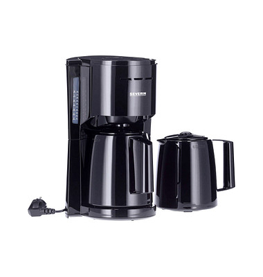 SEVERIN KA 9307 Kaffeemaschine schwarz, 8 Tassen