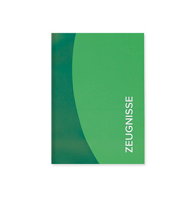 Zeugnismappe Duo 89248, grün, A4, mit 12 Hüllen