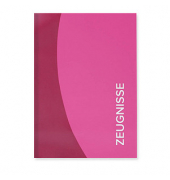 Zeugnismappe Duo 89250, pink, A4, mit 12 Hüllen