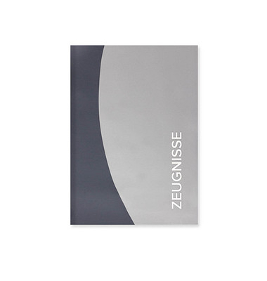 Zeugnismappe Duo 89251, grau, A4, mit 12 Hüllen