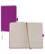 Notizbuch Q22 25-477, Tucson, violett, A6, kariert, 80g, 96 Blatt / 192 Seiten