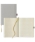 Notizbuch Q28 25-488, Tucson, grau, A4, kariert, 80g, 120 Blatt / 240 Seiten