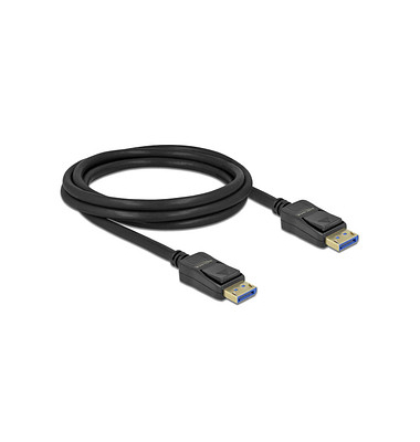 DeLOCK DisplayPort 2.0 Kabel 10K 60 Hz 2,0 m schwarz