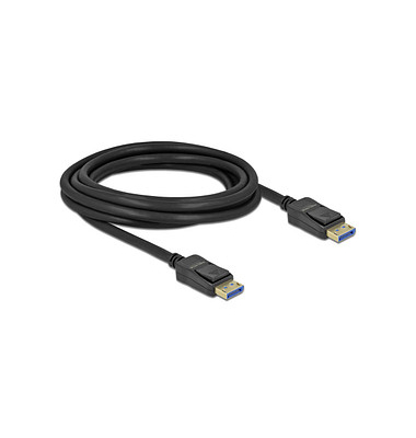 DeLOCK DisplayPort 2.0 Kabel 10K 60 Hz 3,0 m schwarz
