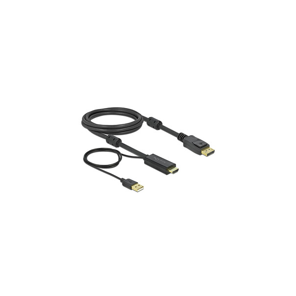 4043619859641 - HDMIDisplayPort HDMI-Kabel 4K 30 Hz 20 m schwarz 4043619859641 DeLOCK 4043619859641 - HDMIDisplayPort HDMI-Kabel 4K 30 Hz 20 m schwarz 4043619859641 DeLOCK