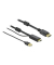 DeLOCK HDMIDisplayPort HDMI-Kabel 4K 30 Hz 2,0 m schwarz