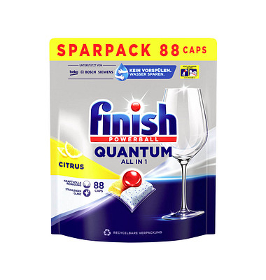 Calgonit finish POWERBALL QUANTUM ALL IN 1 Sp&uuml;lmaschinentabs