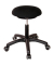 Hocker 09100 Assistant Basic, schwarz, mit Rollen, höhenverstellbar, bis 120kg