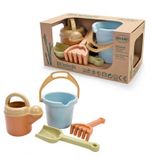 Sandspielzeug-Set Eimer-Set in Geschenkbox mehrfarbig