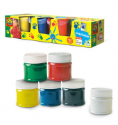 SES Creative Fingerfarben farbsortiert 4x 150,0 ml