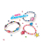 SES Creative Schmuck-Basteln-Set Easy Diamonds Armbänder mehrfarbig