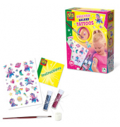 SES Creative Klebetattoo-Set Galaxy Einhorn verschiedene Motive