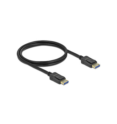 DeLOCK DisplayPort 2.0 Kabel 10K 60 Hz 1,0 m schwarz