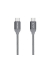 nevox USB C USB-Kabel mit Emarker Chip 1,0 m silber