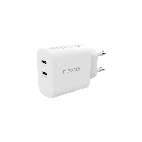 4250686411379 - 40W Dual Ladeadapter weiß 45 4250686411379 nevox 4250686411379 - 40W Dual Ladeadapter weiß 45 4250686411379 nevox
