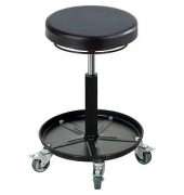 Hocker 09062 Assistant Pro, schwarz, mit Rollen, höhenverstellbar, bis 120kg