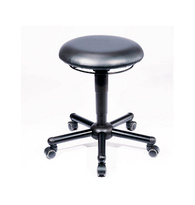 Hocker 10020 Assistant Pro A19 XXL, schwarz, mit Rollen, höhenverstellbar, bis 200kg