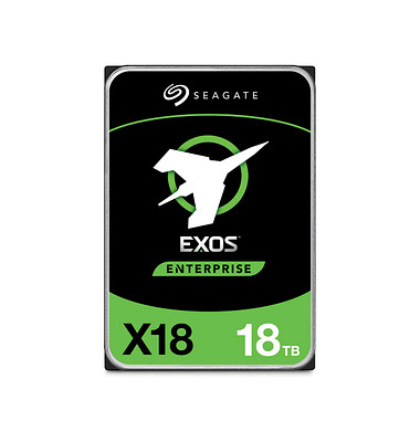 interne Festplatte EXOS 18 512E/4K SATA mit Selbstverschlüsselung ST18000NM001J, silber, 8,89 cm (3,5 Zoll), 18 TB, HDD