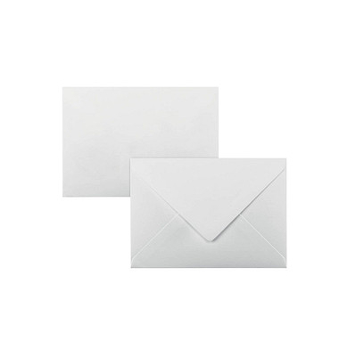 Briefumschlag DU701 C6 ohne Fenster nassklebend 100g weiß
