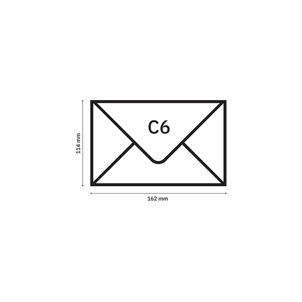 Sigel DU701 enveloppe C6 (114 x 162 mm)