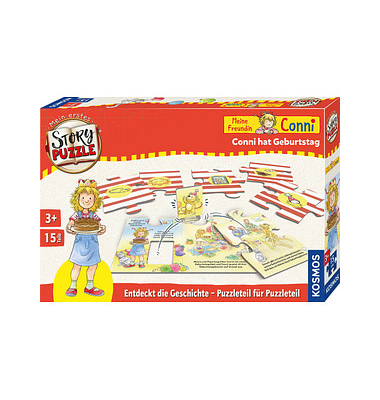 KOSMOS Meine Freundin Conni Conni hat Geburtstag Puzzle, 15 Teile