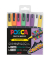 8 uni-ball POSCA Sneaker schwarz Acrylstift farbsortiert 0,9 - 1,3 mm