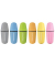 Textmarker pastell Mini, 551413, Etui, 6-farbig sortiert, 2-5mm Keilspitze