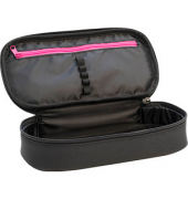 EBERHARD FABER Schlampermäppchen Jumbo schwarz pink, 21,5 x 10,5 cm